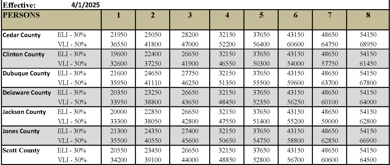 Mainstream Voucher and Foster Youth Income Limits 2025